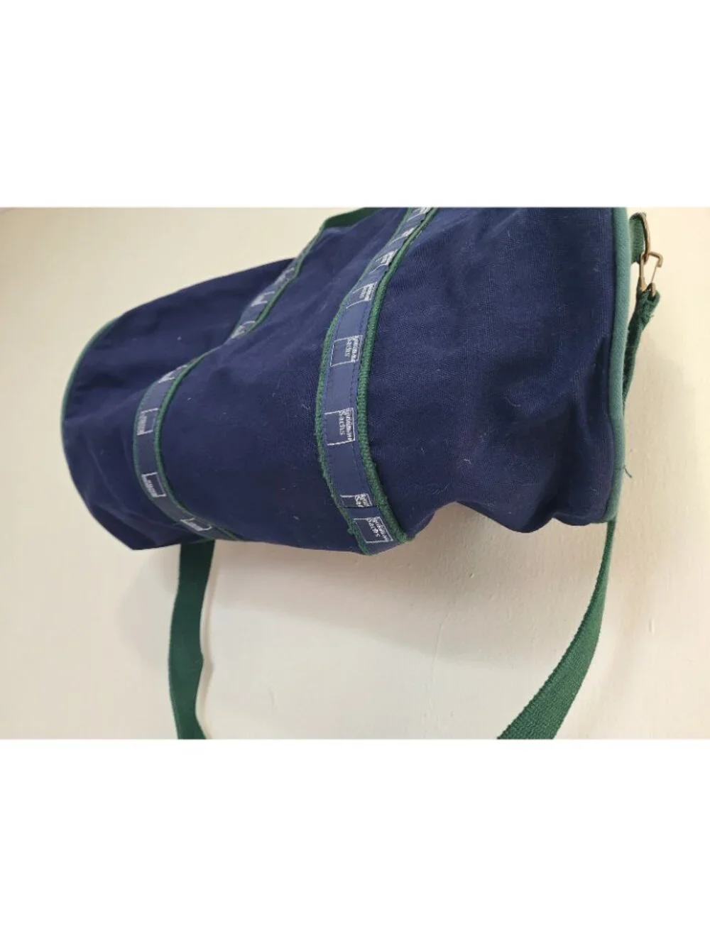 Goldman Sachs Duffle Banker Bag Navy Canvas